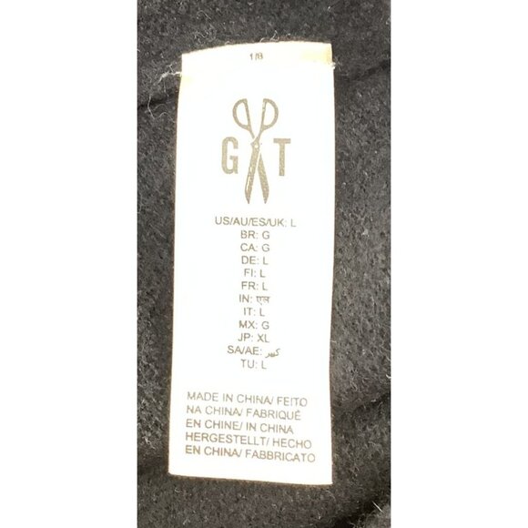 Goodthreads Men Black 100% Lambswool Crewneck Sweater L - Picture 6 of 7